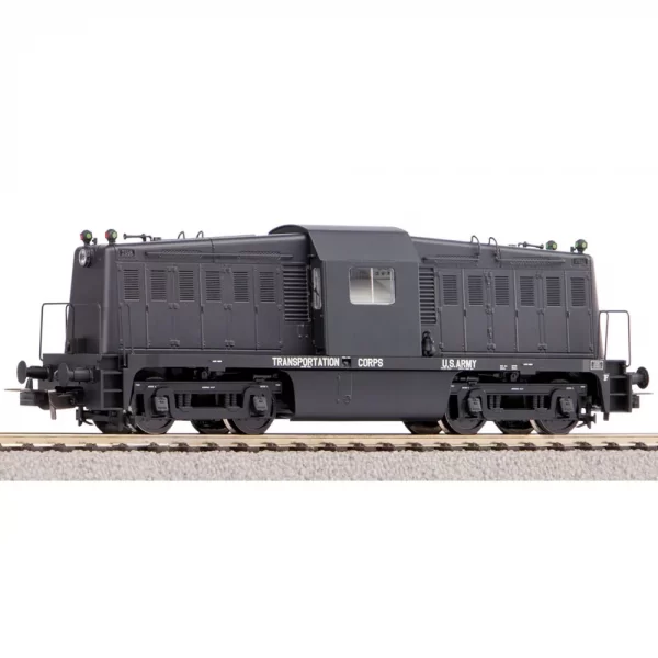 Piko HO Whitcomb 65 Ton Industrial Switcher US Army "Transportation Corps" w/ DCC & Sound