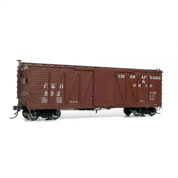 Rapido HO 40' USRA Single-Sheathed Wood Box Car Chesapeake & Ohio