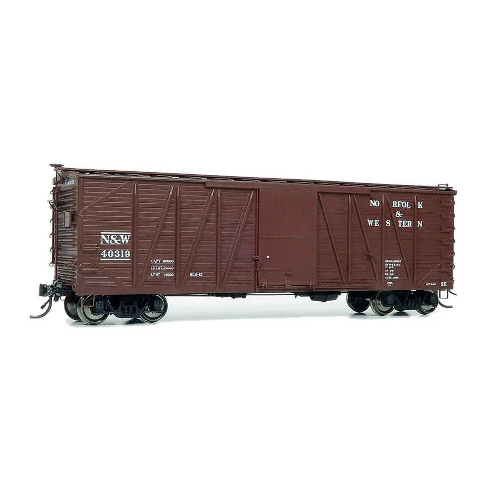 Rapido HO 40' USRA Single-Sheathed Wood Box Car Norfolk & Western