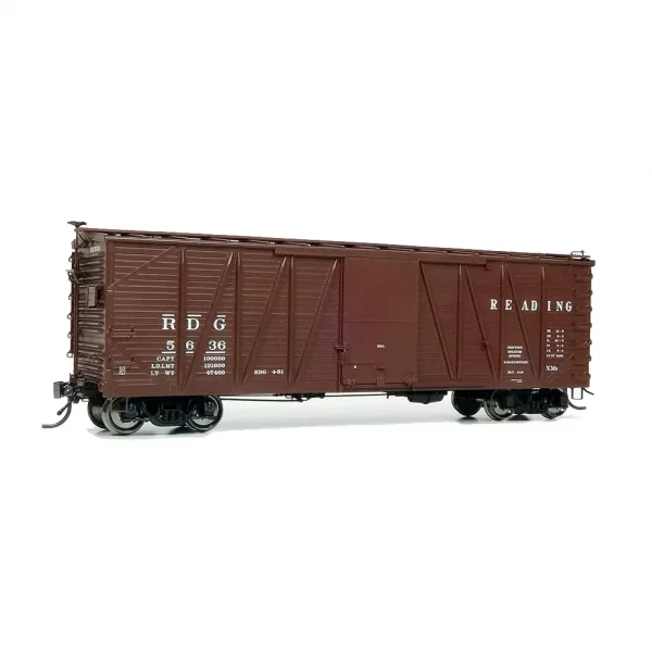 Rapido HO 40' USRA Single-Sheathed Wood Box Car Reading