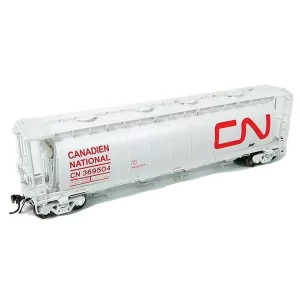 Rapido HO 3800 Cubic Foot Cylindrical Hopper Canadian National "White with Red Logo"