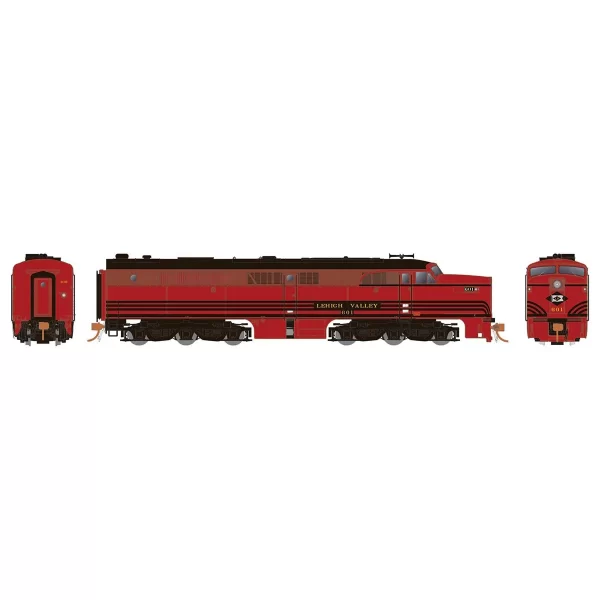 Rapido HO Alco PA-1 Lehigh Valley "Red" w/ DCC & Sound