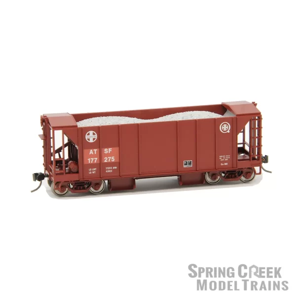 Spring Creek Exclusive HO Bowser 70 Ton 2 Bay Ballast Hopper with Side Chutes Santa Fe "Quality Logo, Patched" - Image 3