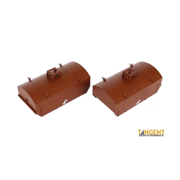 Tangent HO PRR Shops G41A Coil Car Hoods Conrail "Version 2 Logo"