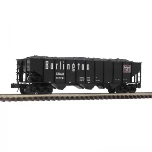 Atlas Trainman O 3 Rail 70 Ton 3 Bay Hopper Chicago Burlington & Quincy