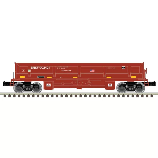 Atlas Premier O 3 Rail Operating Side Dump Car BNSF
