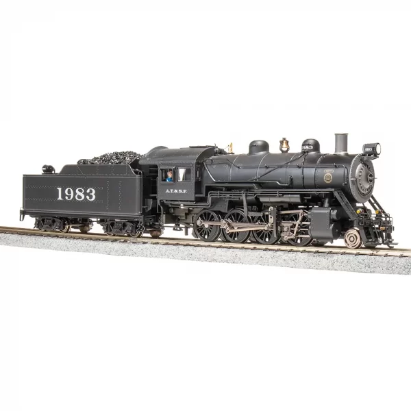 Broadway Limited Paragon 4 HO 2-8-0 Santa Fe w/ DCC, Sound, & Smoke