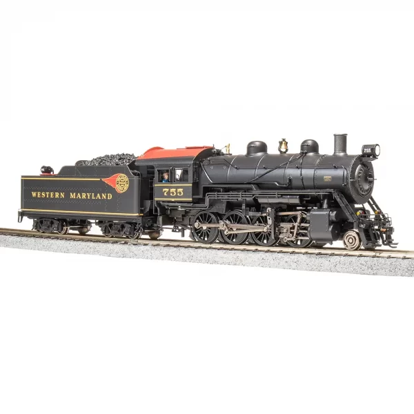 Broadway Limited Paragon 4 HO 2-8-0 Western Maryland w/ DCC, Sound, & Smoke