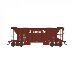 Bowser HO 70 Ton 2 Bay Ballast Hopper with Side Chutes Santa Fe