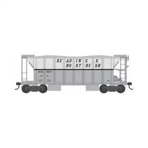 Bowser HO 70 Ton 2 Bay Ballast Hopper with Side Chutes Reading Blue Mountain & Northern
