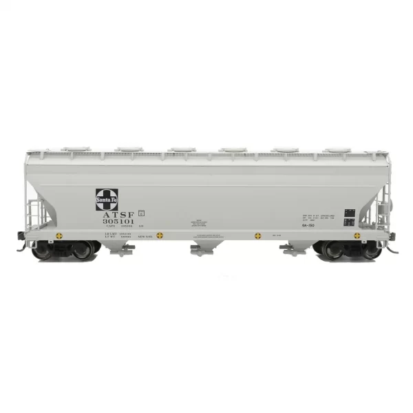 Intermountain HO ACF 4650 Covered Hopper Santa Fe "Gray"