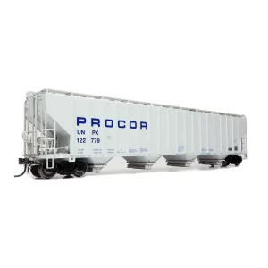 Rapido HO Procor 5820 Plastics Hopper Procor "Blue Lettering, Solid"