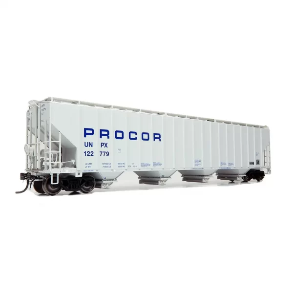 Rapido HO Procor 5820 Plastics Hopper Procor "Blue Lettering, Solid"