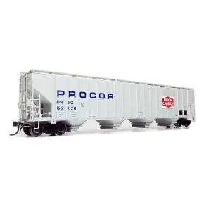 Rapido HO Procor 5820 Plastics Hopper Procor "Blue Lettering, Union Carbide"
