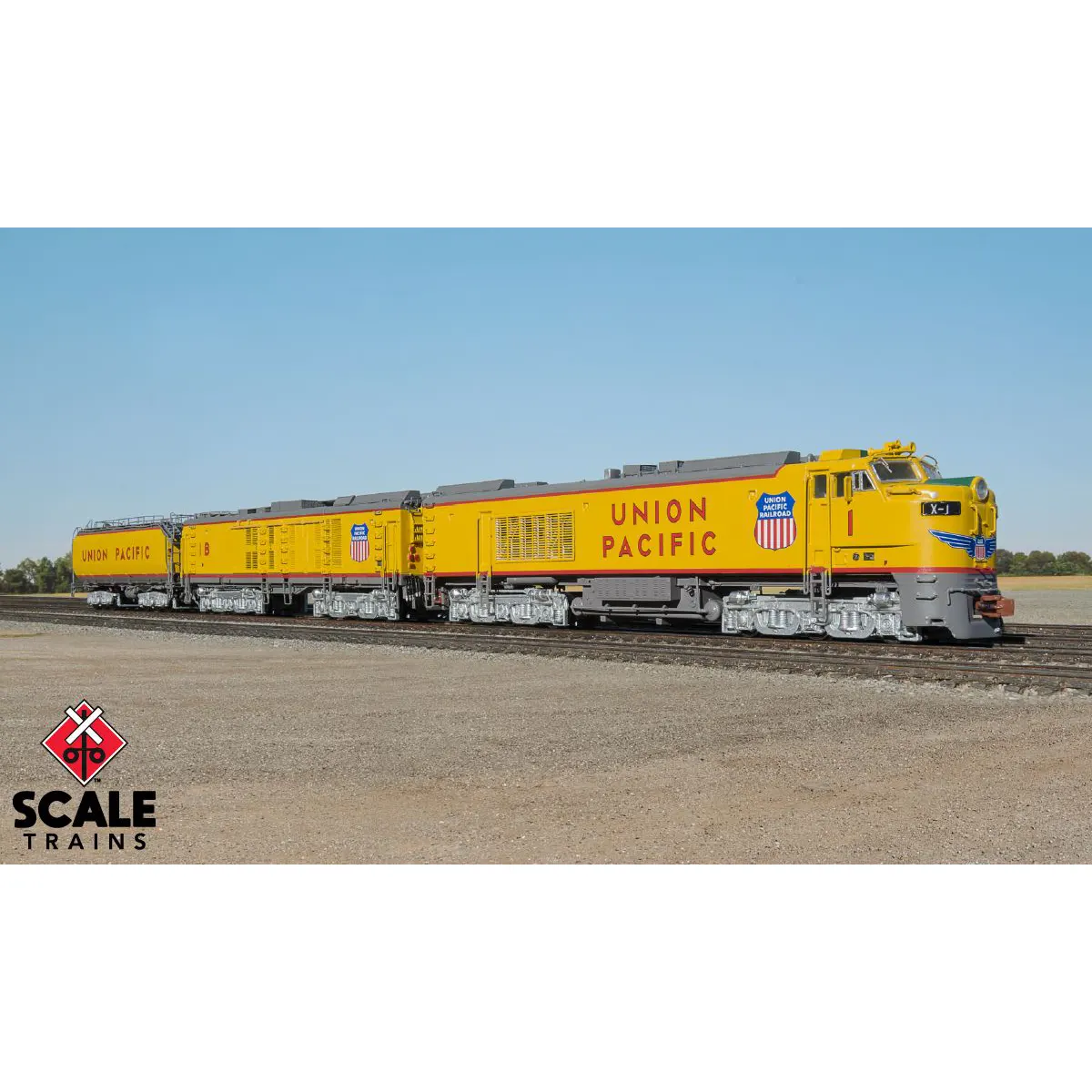 スケールトレイン製 UnionPacific GTEL4500 Nゲージ Rivet Counter N Scale GE Standard Turbine with Tender, Union Pacific