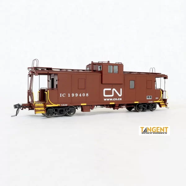 Tangent HO Centralia Shops Steel Wide Vision Caboose Canadian National "2005+" w/ Lights