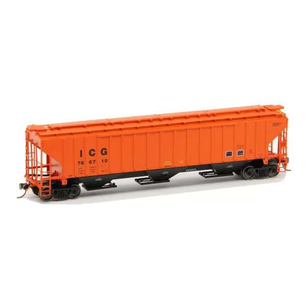 Intermountain HO Pullman Standard 4750 Covered Hopper Illinois Central Gulf "Simplified"