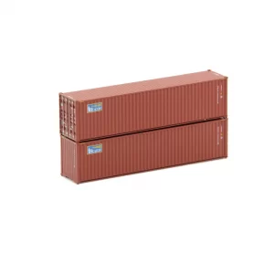 Jacksonville Terminal N 40' High Cube Corrugated Container Beacon Leasing "Brown"