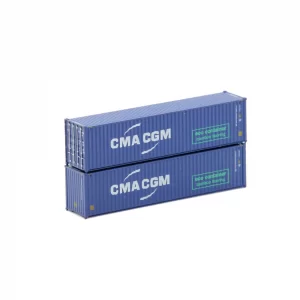 Jacksonville Terminal N 40' High Cube Corrugated Container CGM/CGM "ECO Container in Green Lettering"