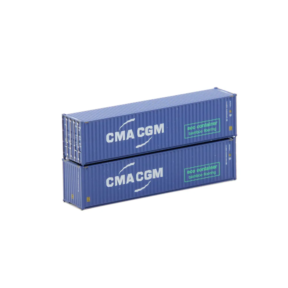 Jacksonville Terminal N 40' High Cube Corrugated Container CGM/CGM "ECO Container in Green Lettering"