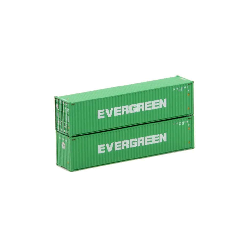 Jacksonville Terminal N 40' High Cube Corrugated Container Evergreen