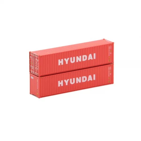 Jacksonville Terminal N 40' High Cube Corrugated Container Hyundai "Transition Scheme"