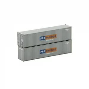 Jacksonville Terminal N 40' High Cube Corrugated Container P&O Nedlloyd "Gray"