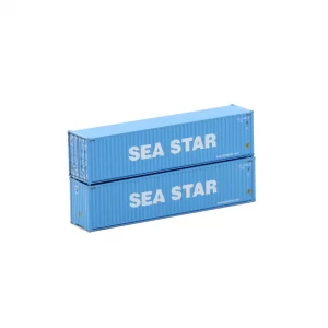 Jacksonville Terminal N 40' High Cube Corrugated Container Sea Star "Blue"