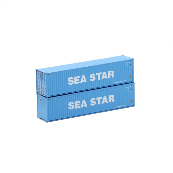 Jacksonville Terminal N 40' High Cube Corrugated Container Sea Star "Blue"