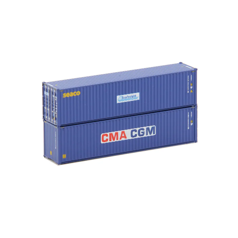 Jacksonville Terminal N 40' High Cube Corrugated Container Seaco & CMA/CGM