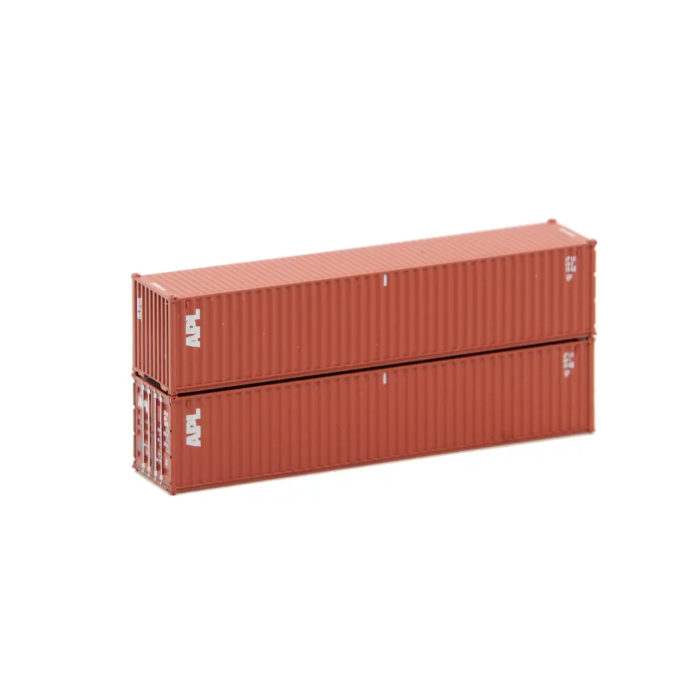 Jacksonville Terminal N 40' Standard Height (8'6") Corrugated Container APL "Brown"