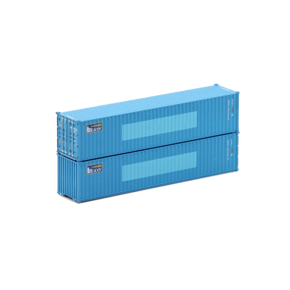 Jacksonville Terminal N 40' Standard Height (8'6") Corrugated Container Beacon "Blue Patched"