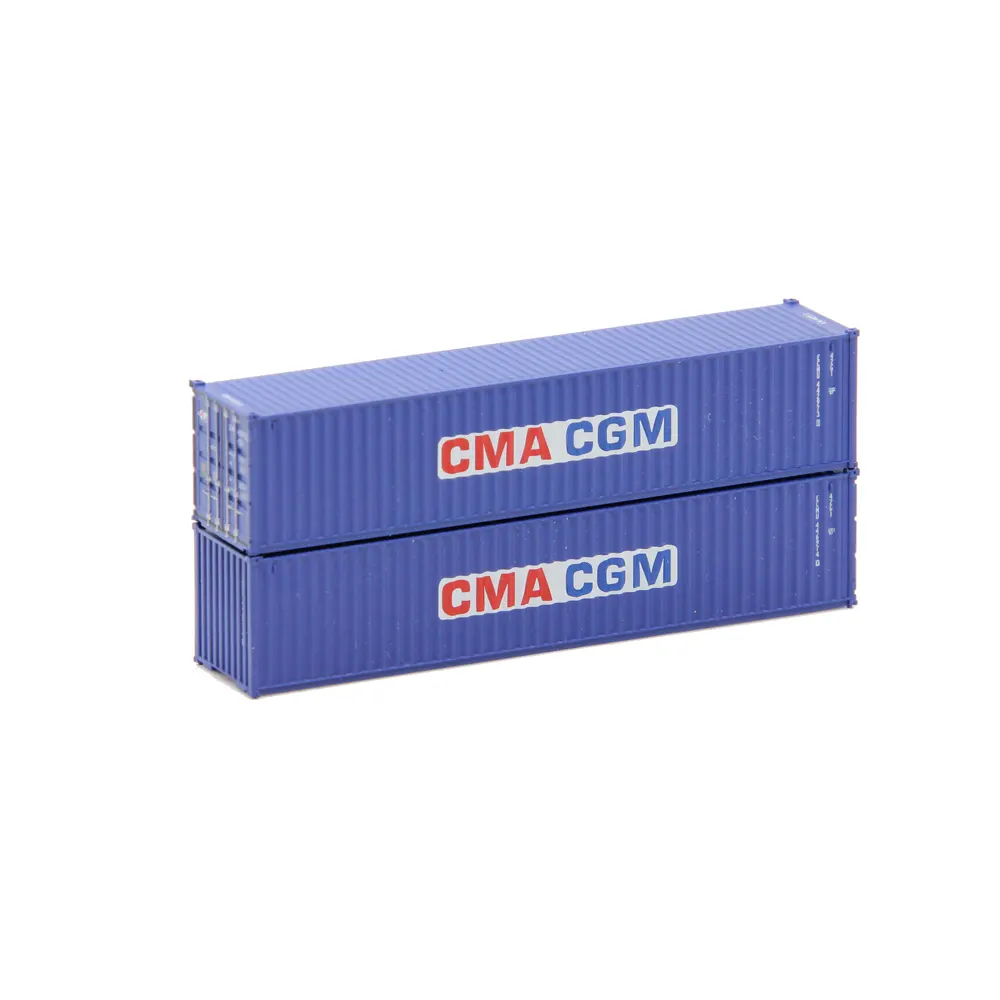 Jacksonville Terminal N 40' Standard Height (8'6") Corrugated Container CMA CGM "Rectangle Logo"