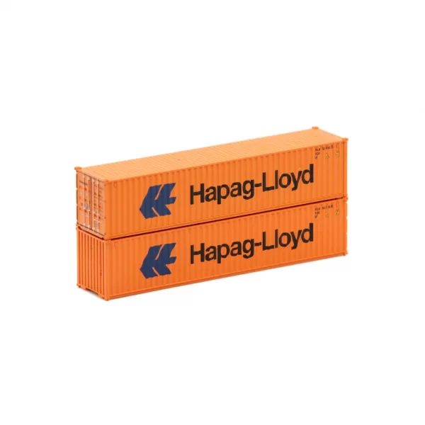 Jacksonville Terminal N 40' Standard Height (8'6") Corrugated Container Hapag Lloyd "Large Logo"