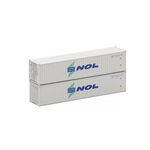 Jacksonville Terminal N 40' Standard Height (8'6") Corrugated Container Neptune Orient Lines "NOL"