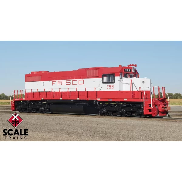 Scale Trains HO Rivet Counter SD38-2 Frisco w/ DCC & Sound - Image 3