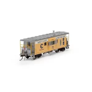 Athearn Genesis HO ICC Bay Window Caboose Chessie System "Safety Is Not A Part-Time Job" w/ Lights & Sound