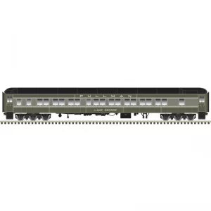 Atlas HO Heavyweight Pullman 10-1-2 Sleeper Pullman "Two Town Gray"