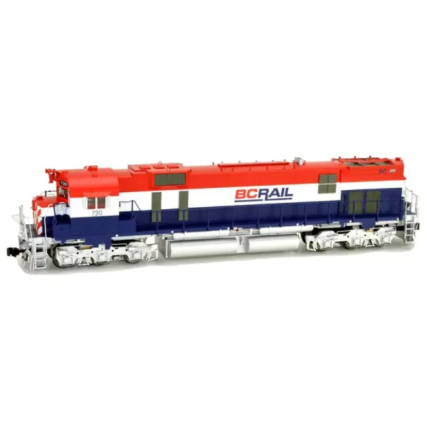 Bowser HO M630 British Columbia Railway "Red, White, & Blue with External Air Filters"