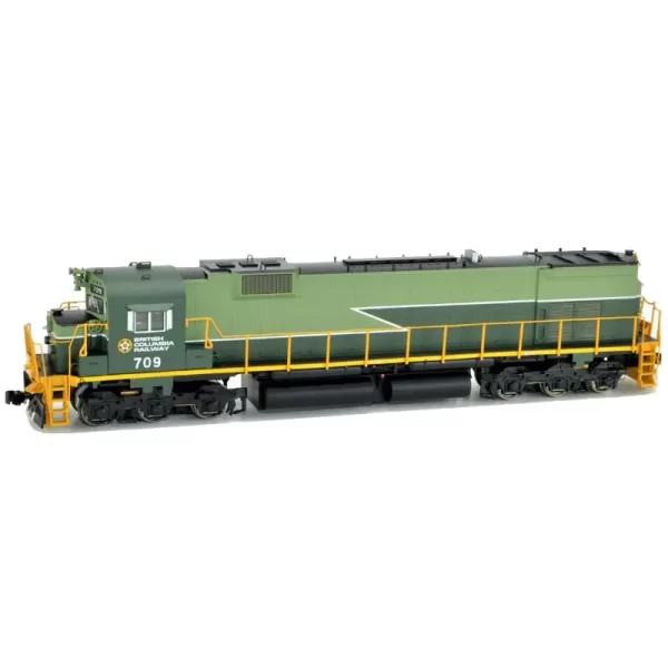 Bowser HO M630 British Columbia Railway "Yellow Frame Stripe"