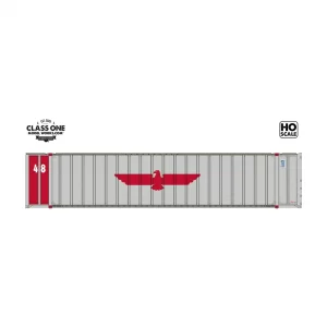 Class One Model Works HO 48' Monon Container APL "Gray with Red Logo"