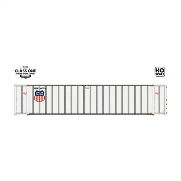 Class One Model Works HO 48' Monon Container Union Pacific 2 Pack