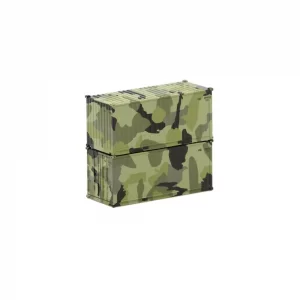 Jacksonville Terminal N 20' Standard Height Corrugated Container APMU "Camo B Scheme"
