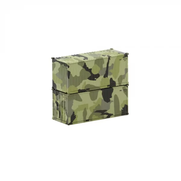 Jacksonville Terminal N 20' Standard Height Corrugated Container APMU "Camo B Scheme"
