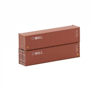 Jacksonville Terminal N 40' High Cube Corrugated Container MOL "Brown with Gator Logo"