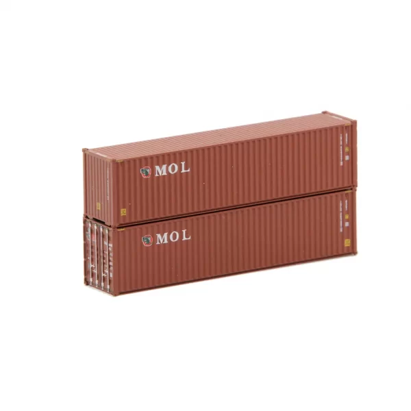 Jacksonville Terminal N 40' High Cube Corrugated Container MOL "Brown with Gator Logo"