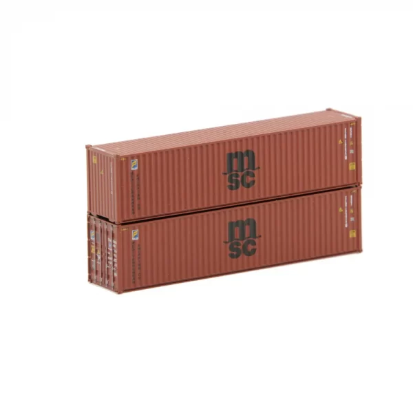 Jacksonville Terminal N 40' High Cube Corrugated Container Mediterranean Shipping Company "Florens Lease"