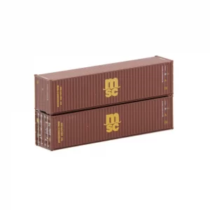 Jacksonville Terminal N 40' High Cube Corrugated Container Mediteranian Shipping Company "Maroon"