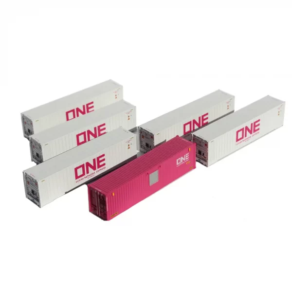 Jacksonville Terminal N 40' Reefer Container Ocean Network Express 6 Pack