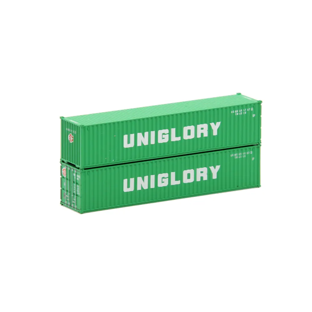 Jacksonville Terminal N 40' Standard Height (8'6") Corrugated Container Uniglory "Green"